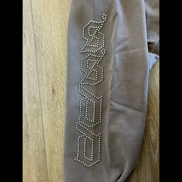 Darc Sport brown studded sweatpants - Picture 2 of 8